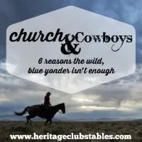 You, cowboy, can worship in the wild blue yonder but please understand that it isn't all you need. You do need more and the church needs more of you.