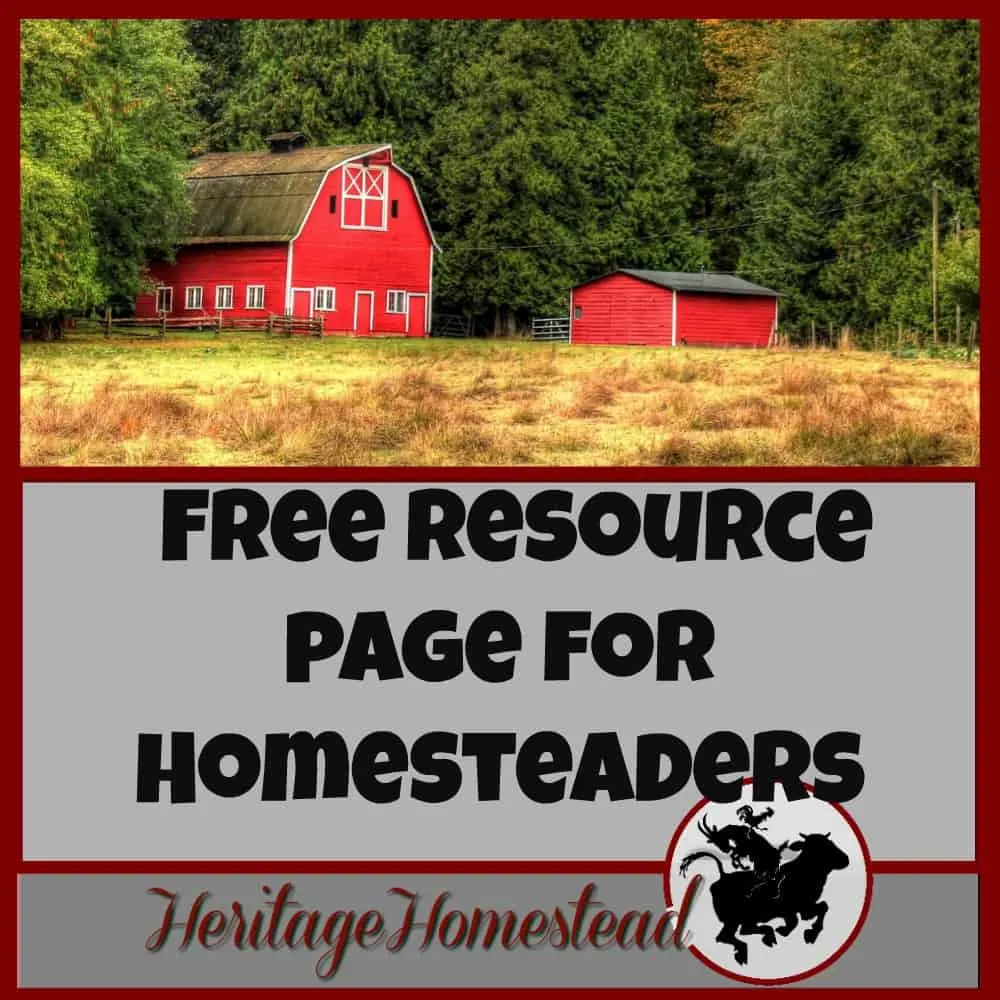 Homesteading | Homesteading help | Resources for Homesteaders | Free resource page for homesteaders..