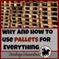Pallets | How to use pallets | Building with Pallets | Two reasons why pallets are awesome. And how to use pallets in your home and on your homestead right away. Great ideas to keep you going!