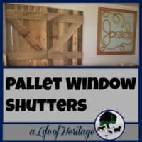 Pallets | Building with Pallets | Pallet Window Shutters | Pallet window shutters are a great addition to any room where you desire to block out light and have a rustic cowboy look.