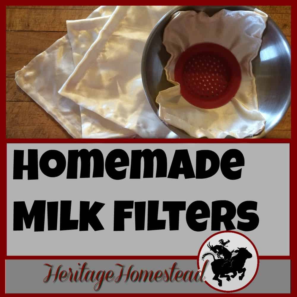 Milking goats | Homemade milk filters | Goat Care | Homemade milk filters for the "just in case". You may run out at an inconvenient moment and would also be ready if there ever were a shortage of filters
