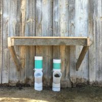 Easy DIY Goat Mineral Feeder