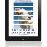 Goat Health and Information Binder