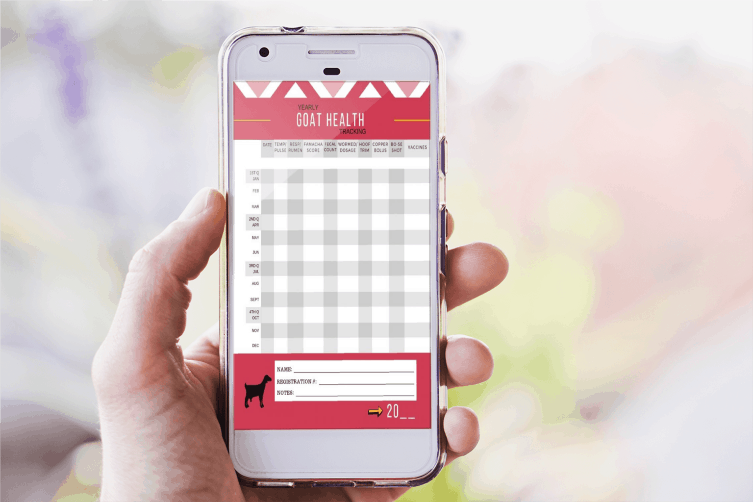 Goat shop tracker app