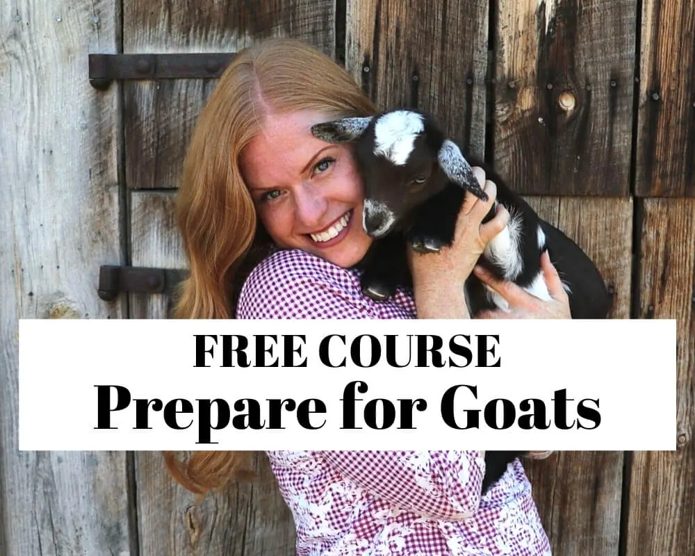 Prepare for goats